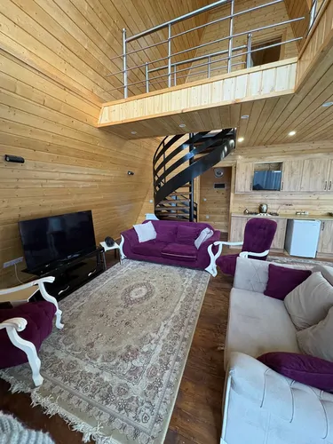 تصویر 8 - کلبه چوبی رویایی با جکوزی در  رامسر