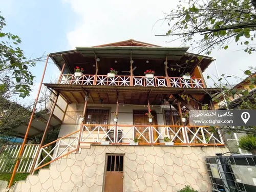 تصویر 33 - کلبه دوبلکس جنگلی با ویوی سد البرز  در  لفور