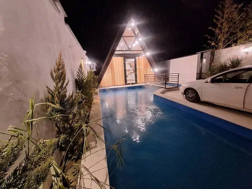 تصویر 12 - کلبه سوئیسی استخردار آبگرم نیایش با فوتبال دستی در  کردان