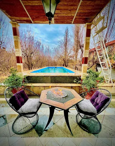 تصویر 3 - ویلا استخردار آبسرد و جکوزی باغ بهشت با بیلیارد در چهارباغ