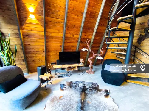 تصویر 5 - کلبه سوئیسی لاکچری آس در چالوس