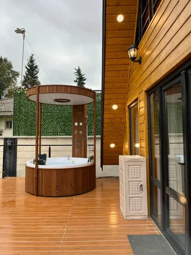 تصویر 57 - کلبه سوئیسی جکوزی دار جنگلی خانه ی امید در  ماسال