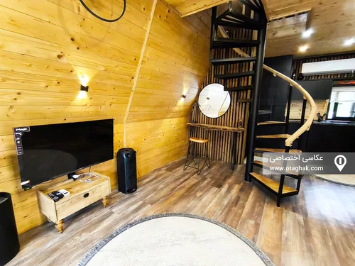 تصویر 7 - کلبه  سوئیسی لوکس استخردار آبگرم ورنا در  خمام