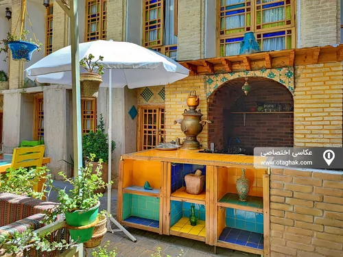 تصویر 12 - اقامتگاه بوم‌گردی عمارت هفت رنگ (سنگ و سیاه) در  شیراز