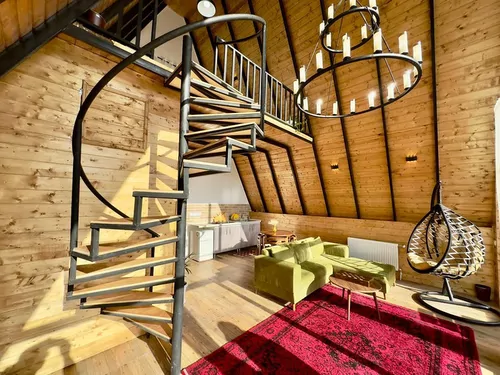 تصویر 8 - کلبه سوییسی دامان با جکوزی در  رامسر