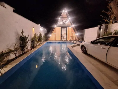 تصویر 14 - کلبه سوئیسی استخردار آبگرم نیایش با فوتبال دستی در  کردان