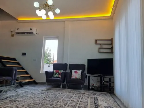 تصویر 2 - کلبه ویلا دوبلکس طرح سوئیسی  در شیرگاه