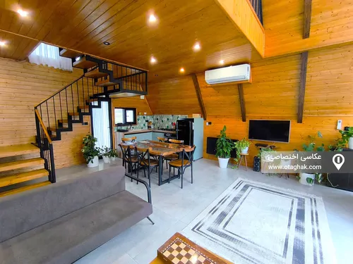 تصویر 7 - کلبه سوئیسی تی ته (1) با جکوزی در  چالوس