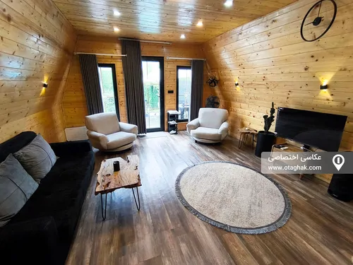 تصویر 10 - کلبه  سوئیسی لوکس استخردار آبگرم ورنا در  خمام