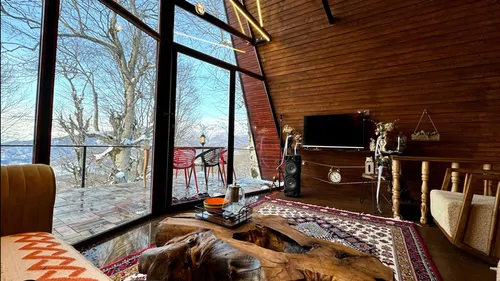 تصویر 4 - کلبه سوییسی استخردار آبگرم دلبر در  رستم آباد