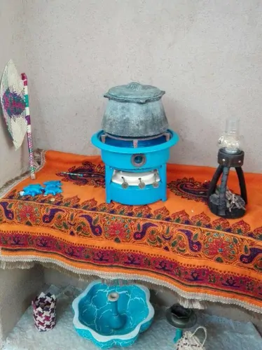 تصویر 6 - اقامتگاه بوم‌گردی نبکا(اتاق نارنگی) در  شهداد