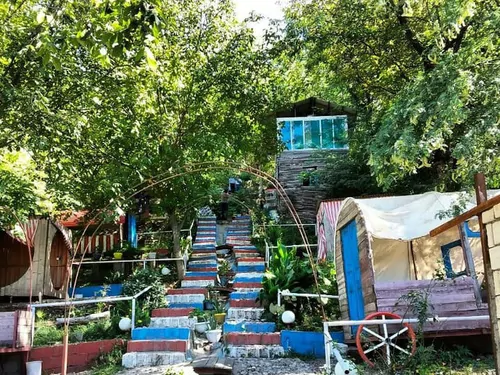 تصویر 2 - کلبه کافه آبشار در رستم آباد