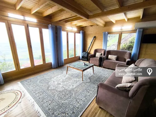 تصویر 9 - کلبه چوبی چشم انداز در  سوادکوه