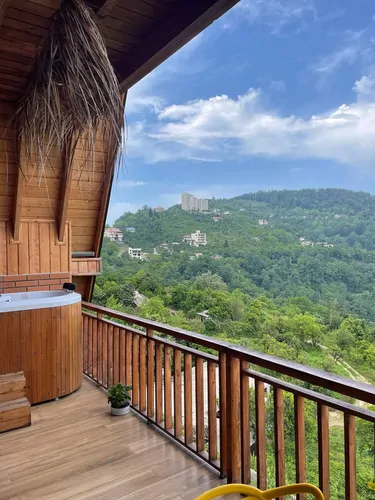 تصویر 19 - کلبه سوییسی ماه عسل با جکوزی در اربکله در  رامسر