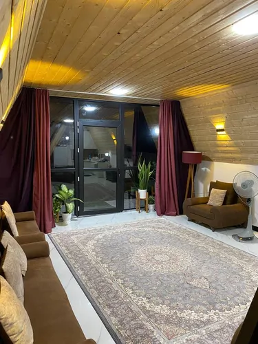 تصویر 5 - کلبه کلبه سویسی لاکچری با ویوی مرداب  در  خشکبیجار