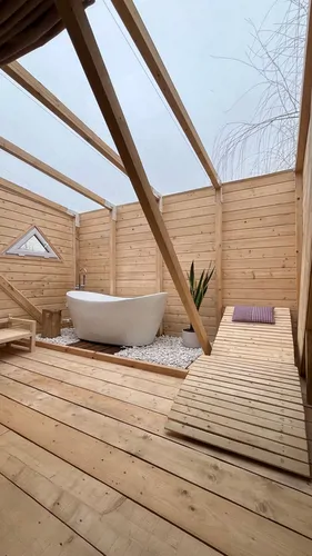 تصویر 3 - کلبه نیلا با سقف شیشه ای در رضوانشهر