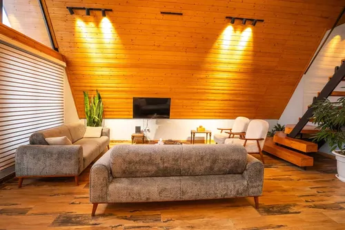 تصویر 3 - کلبه سوییسی عارفان با جکوزی در  رامسر