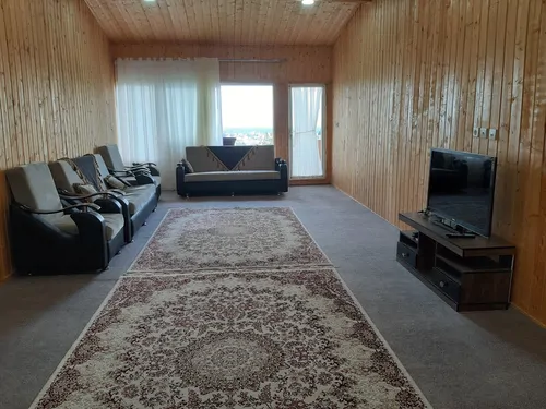 تصویر 2 - ویلا با دیزاین چوب بام سبز در ماسال