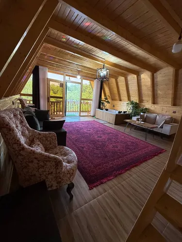 تصویر 5 - کلبه کلبه سوئیسی تک خواب جکوزی دار مهرآ در  سوادکوه