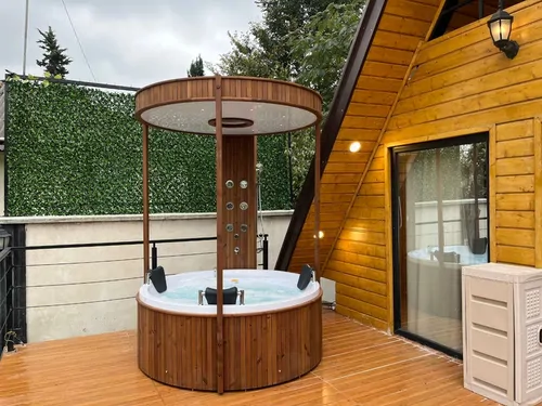 تصویر 55 - کلبه سوئیسی جکوزی دار جنگلی خانه ی امید در  ماسال