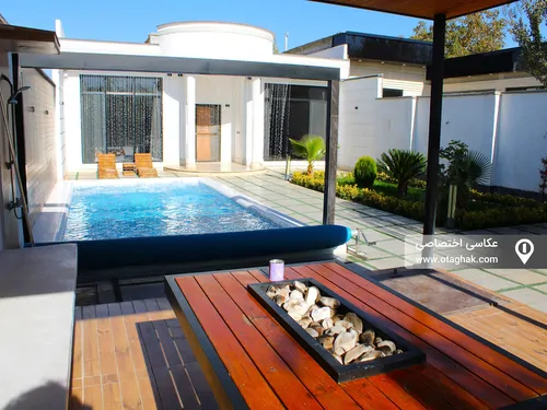 تصویر 27 - ویلا استخردار آبگرم وایت اند بلک در کردان