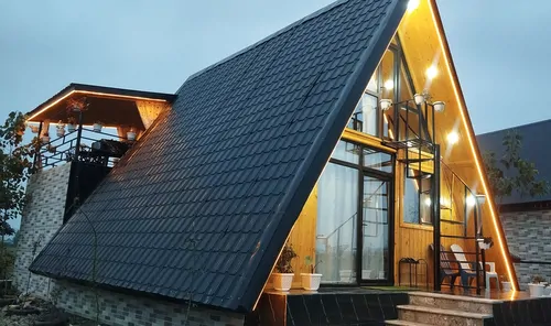 تصویر 14 - کلبه سوئیسی استخردار آبگرم ماهلین در  ماسال