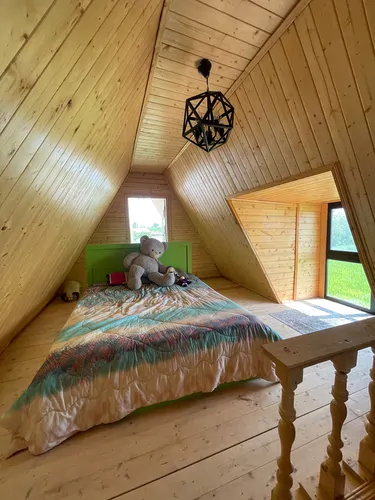 تصویر 4 - کلبه کلبه چوبی دوبلکس با جکوزی در سرخ رود