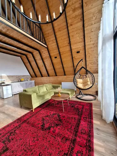 تصویر 4 - کلبه سوییسی دامان با جکوزی در  رامسر