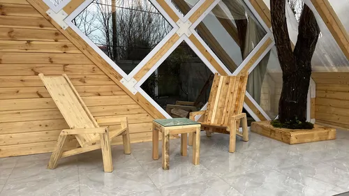 تصویر 14 - کلبه نیلا با سقف شیشه ای در رضوانشهر