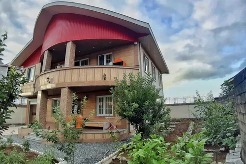 تصویر ۱ - خانه ویلایی نوساز مجاور جنگل و رودخانه در  لاهیجان