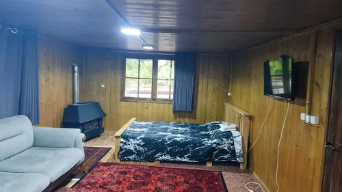 تصویر 4 - کلبه چوبی جنگلی با جکوزی در نشتارود