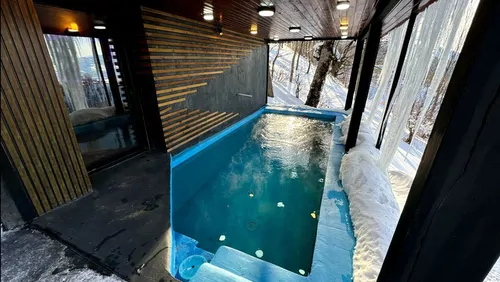 تصویر 13 - کلبه سوییسی استخردار آبگرم دلبر در  رستم آباد