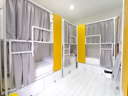تصویر 3 - هاستل اتاق خوابگاهی 6 تخته بانوان با سروس بهداشتی و حمام اشتراکی (فیروزه) در  تهران