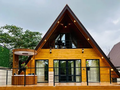 تصویر 51 - کلبه سوئیسی جکوزی دار جنگلی خانه ی امید در  ماسال