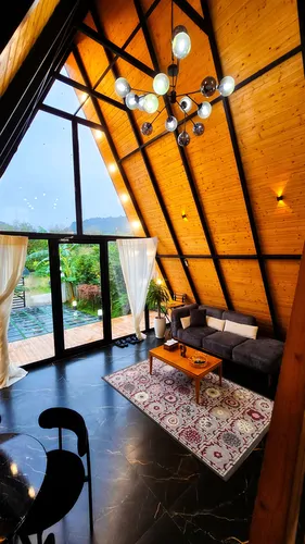 تصویر 13 - کلبه سوییسی مآسو (واحد وارش) در  نور