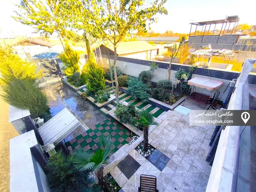 تصویر 22 - ویلا استخردار آبگرم عمارت روشا با بیلیارد در  کردان