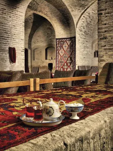 تصویر 1 - هتل سنتی کاروانسرای صفویه سریزد (4) در  مهریز