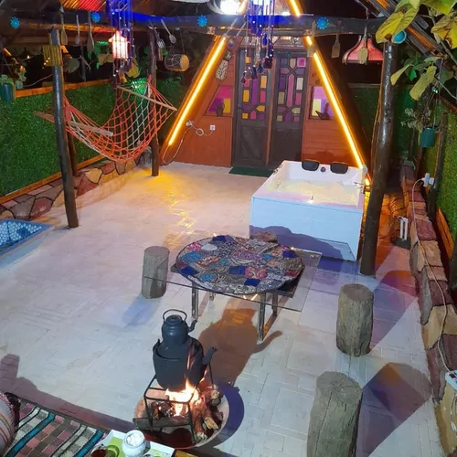 تصویر 10 - کلبه شمعدانی با جکوزی در  نوشهر