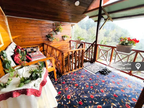 تصویر 14 - کلبه دوبلکس جنگلی با ویوی سد البرز  در  لفور