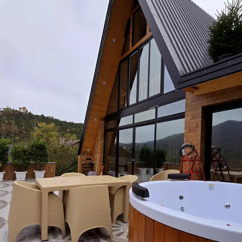 تصویر 2 - کلبه سوئیسی لونا با جکوزی در  نشتارود