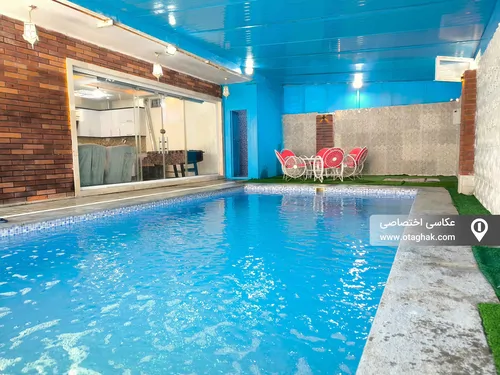 تصویر 2 - ویلا استخردار آبگرم رادمهر با فوتبال دستی در  کردان