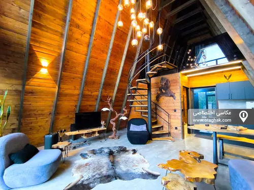 تصویر 12 - کلبه سوئیسی لاکچری آس در چالوس