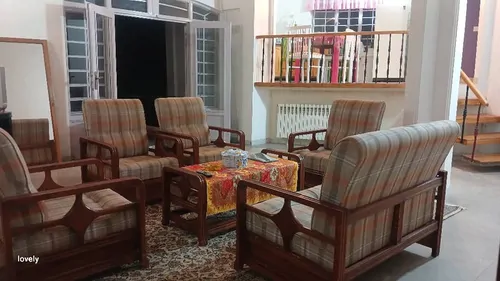 تصویر 2 - ویلا ویلای دربست کنار رودخانه، با منظره ای از جنگل و کوهستانی غالبا مه آلود.  در کلاردشت