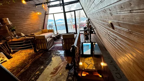 تصویر 7 - کلبه سوییسی استخردار آبگرم دلبر در  رستم آباد