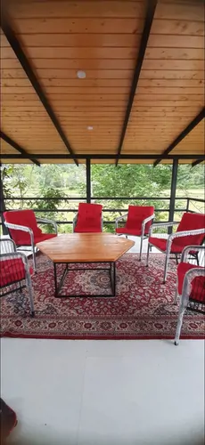 تصویر 22 - کلبه سوئیسی روار کنار رودخانه  در  ماسال