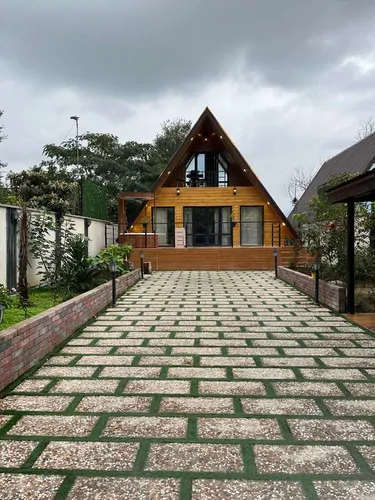 تصویر 54 - کلبه سوئیسی جکوزی دار جنگلی خانه ی امید در  ماسال