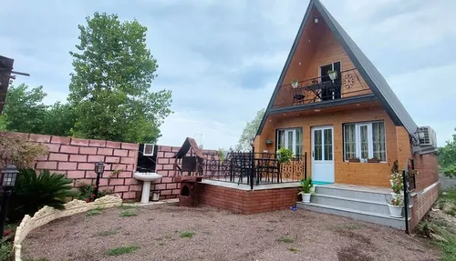 تصویر 15 - کلبه سوئیسی آجری با جکوزی  در  انزلی