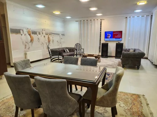 تصویر 7 - ویلا استخردار آبگرم اسکای با فوتبال دستی در  کردان