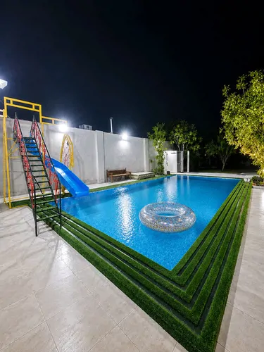 تصویر 2 - خانه استخردار آبگرم روشنا با سرسره آبی در  فردیس