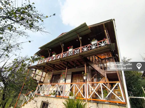 تصویر 34 - کلبه دوبلکس جنگلی با ویوی سد البرز  در  لفور